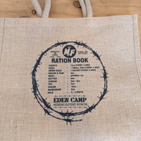 Eden Camp Hessian Shopping Bag