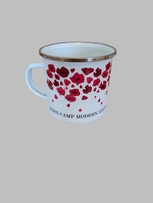 Eden Camp - Poppy Enamel Mug