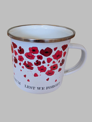 Eden Camp - Poppy Enamel Mug