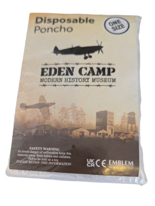 Eden Camp Disposable Poncho
