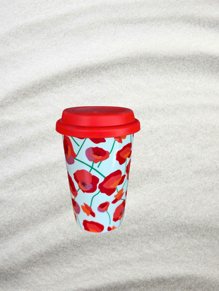 Poppy Travel Cup with Silicone Lid